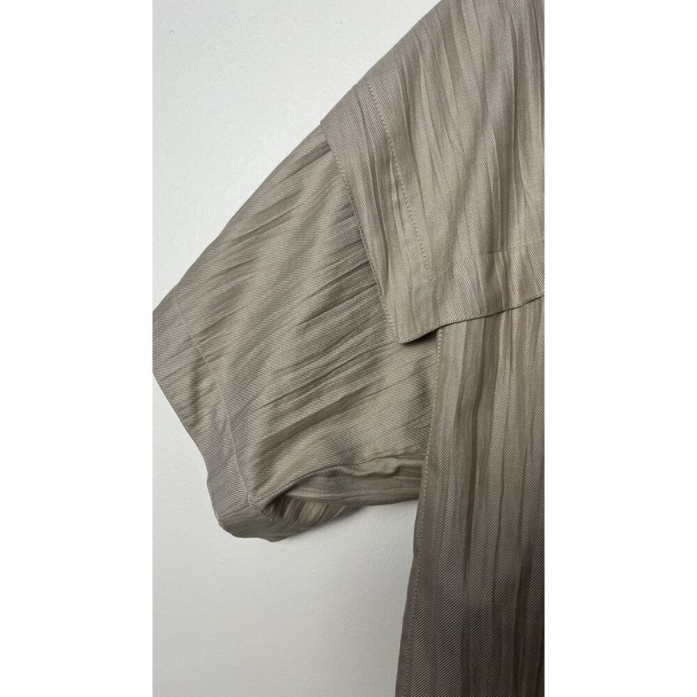 LOUIS FERAUD PLEATS ARCHIVAL SAFARI BUTTON UP SHIRT S - Picture 11 of 14